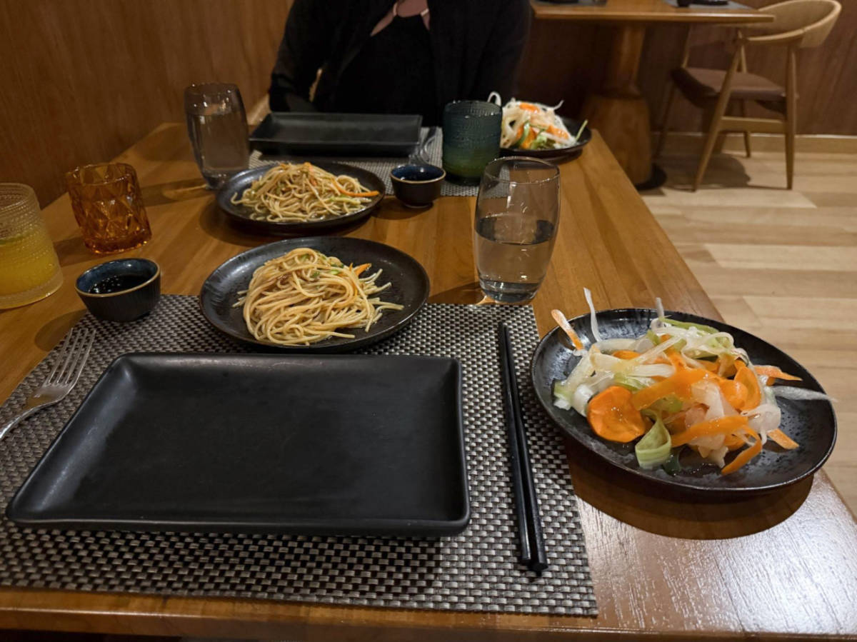 Variety of healthy food at Izakaya