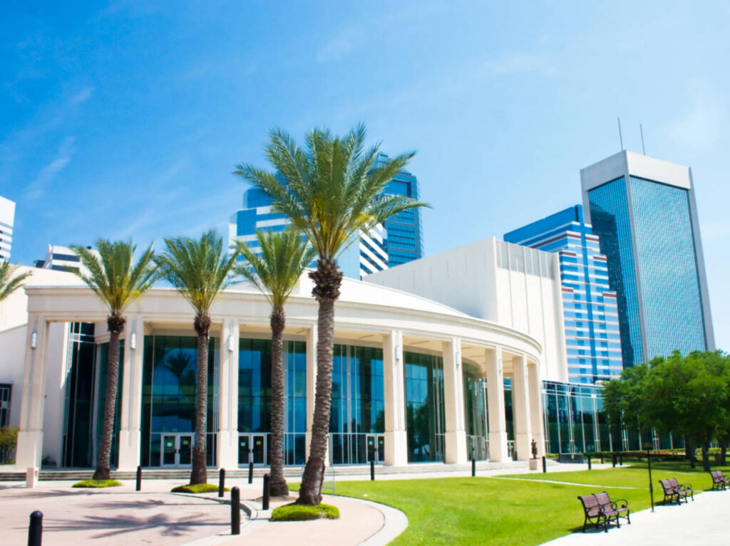 Facade of the Jacksonville Performing Arts Center