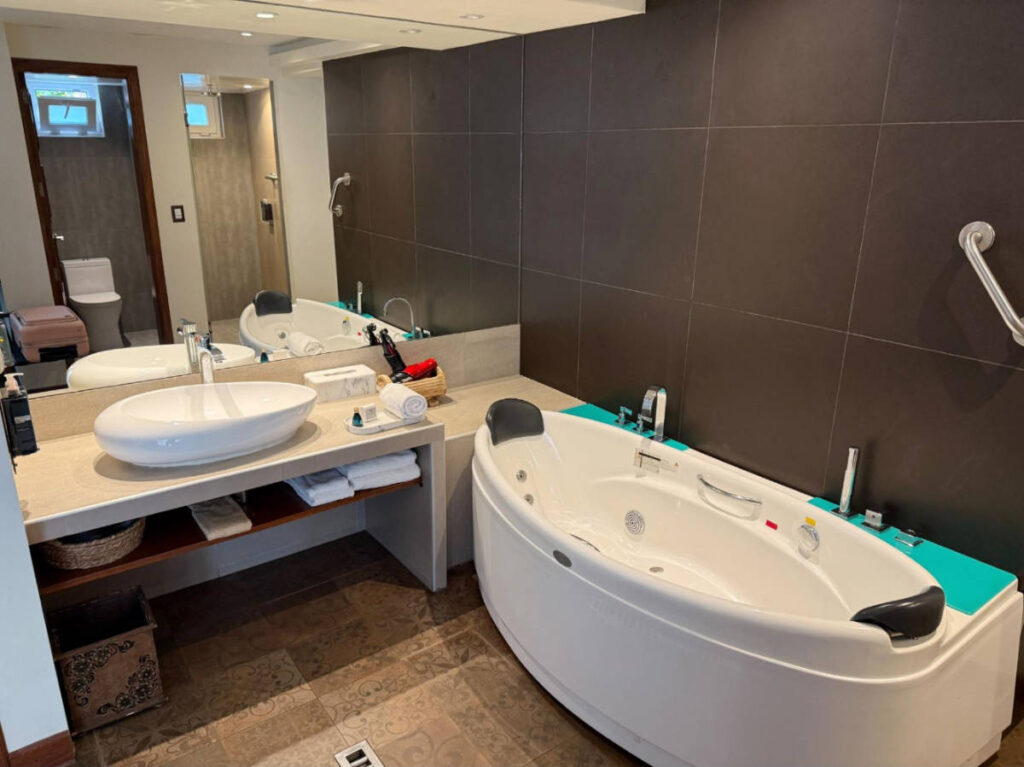 View inside the bathroom in Jaya Machu Picchu Boutique Hotel