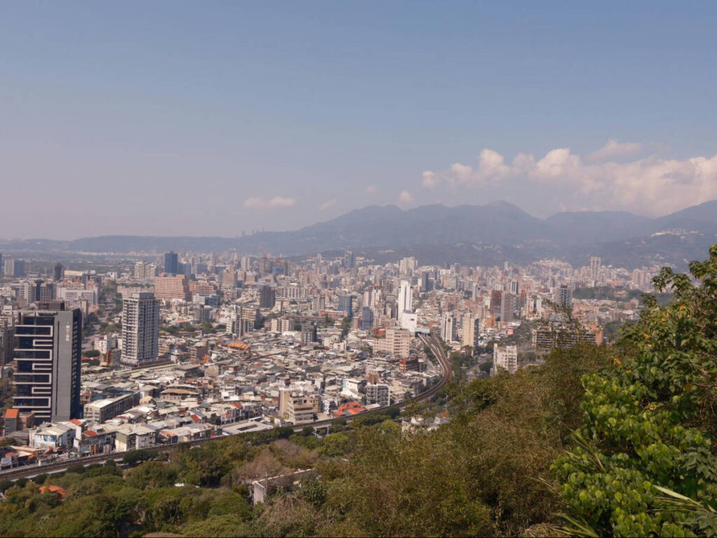 Overlooking view from the Jiantanshan Trail