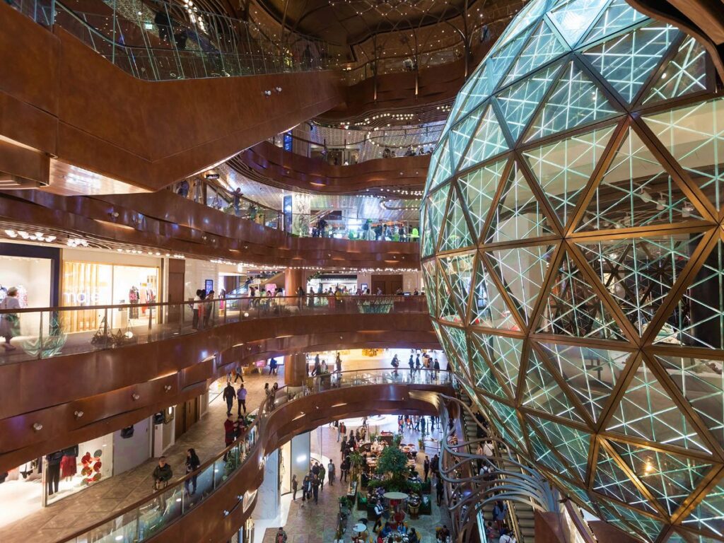 View inside the upper floors of K11 Musea