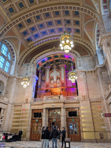 The Kelvingrove’s organ displayed at the Kelvingrove Art Gallery and Museum