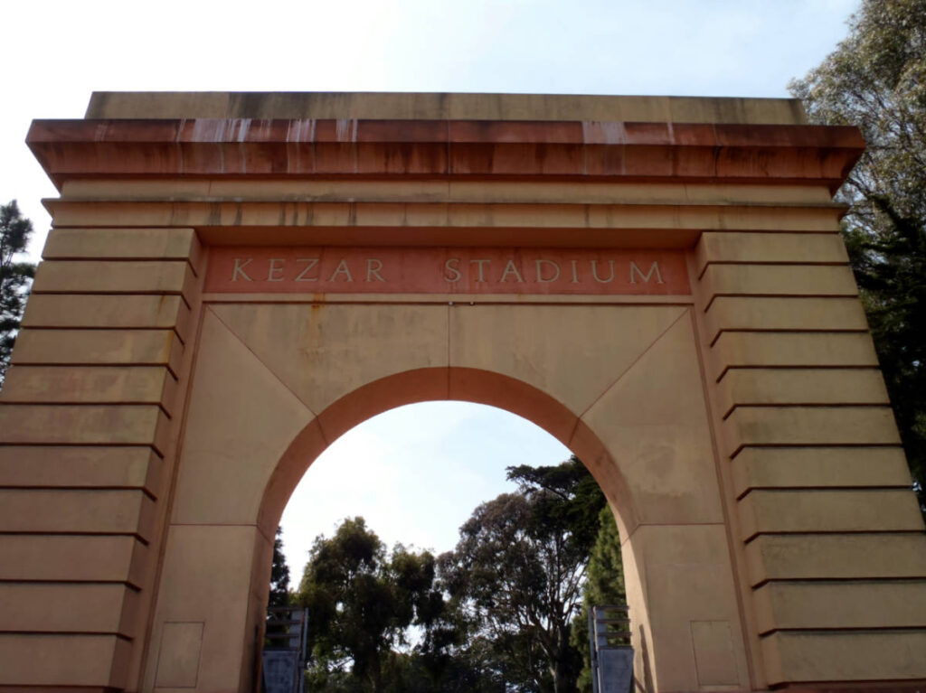 View of the Kezar Stadium Entryway