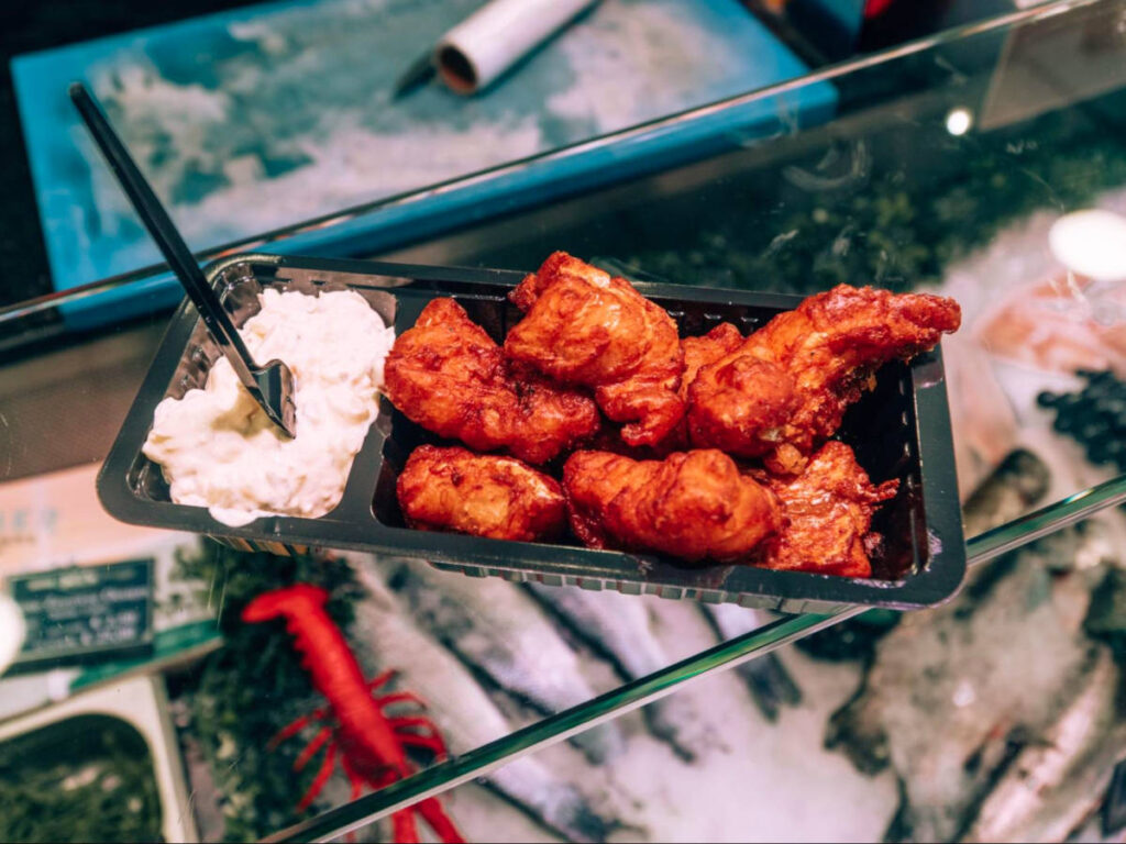 A serving of Kibbeling at Vishandel Dick Tol