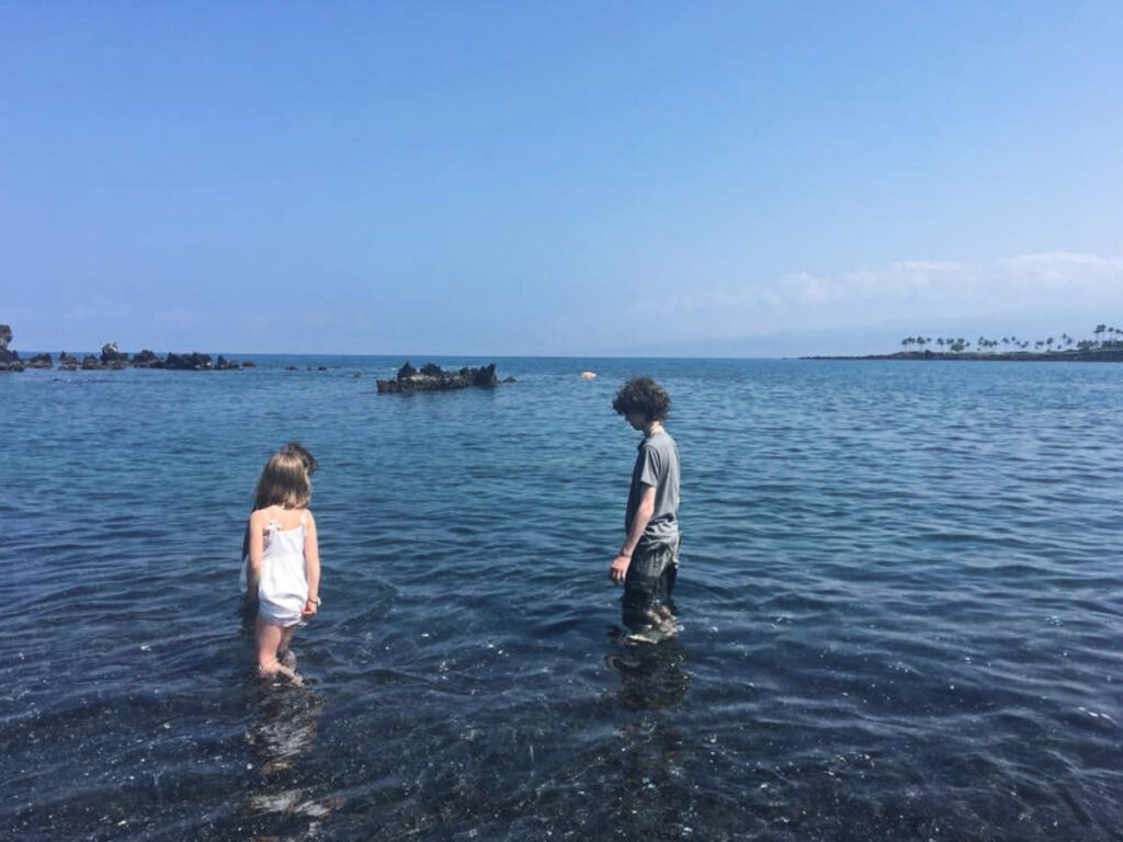 Kids enjoying their day in the water