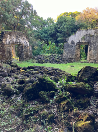 View of the ruins of King Kamehamaha III’s Summer Palace