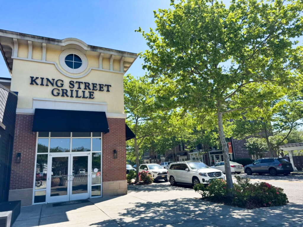 Exterior view of the King Street Grill