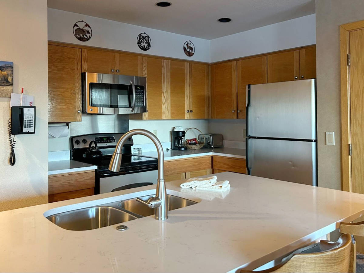 View at the kitchen area in Purgatory Village Condo Hotel