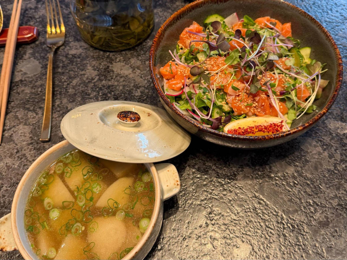 Korean breakfast option served in Perilla