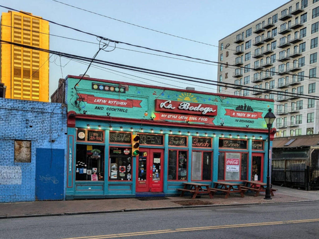 Exterior view of the La Bodega Latin Kitchen