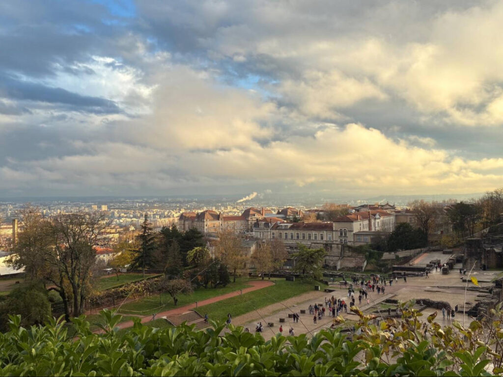 Overlooking view of the Nuits des Fourvière
