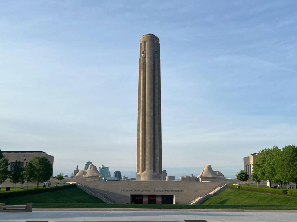 View of the Liberty Memorial at The National World War I Museum
