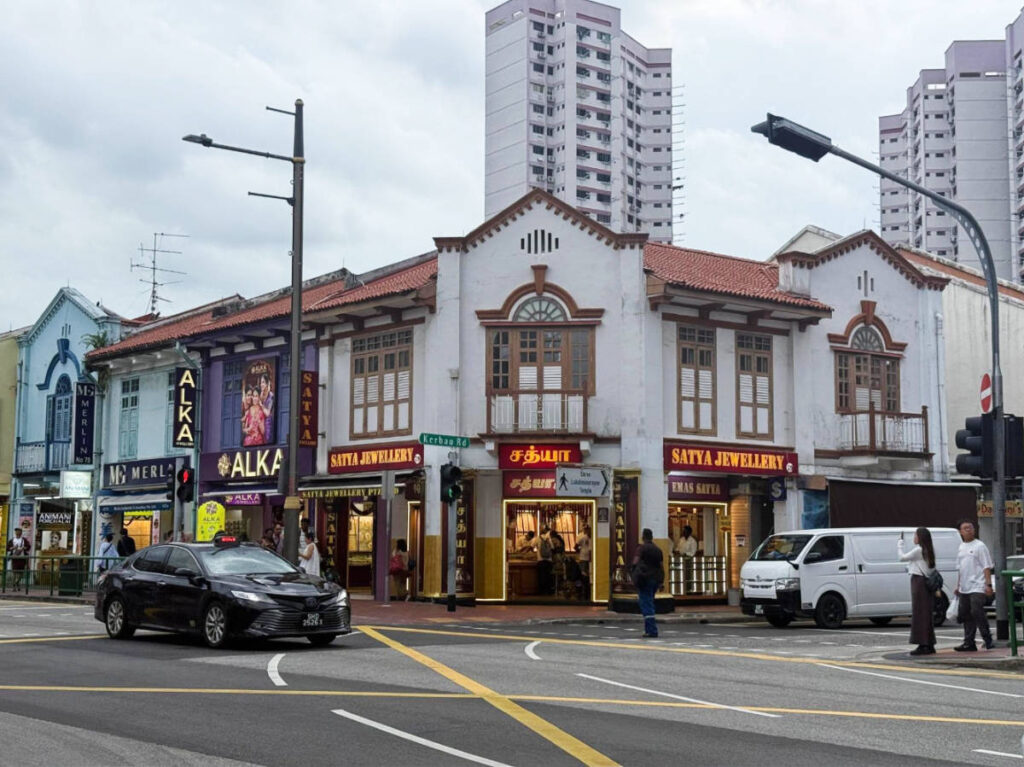 View of a store in Little India