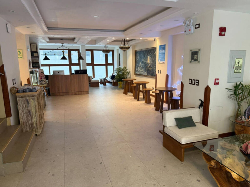 View at the lobby of Jaya Machu Picchu Boutique Hotel