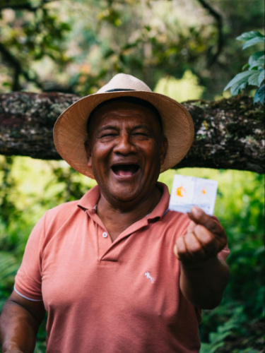 The local guide in San Agustin
