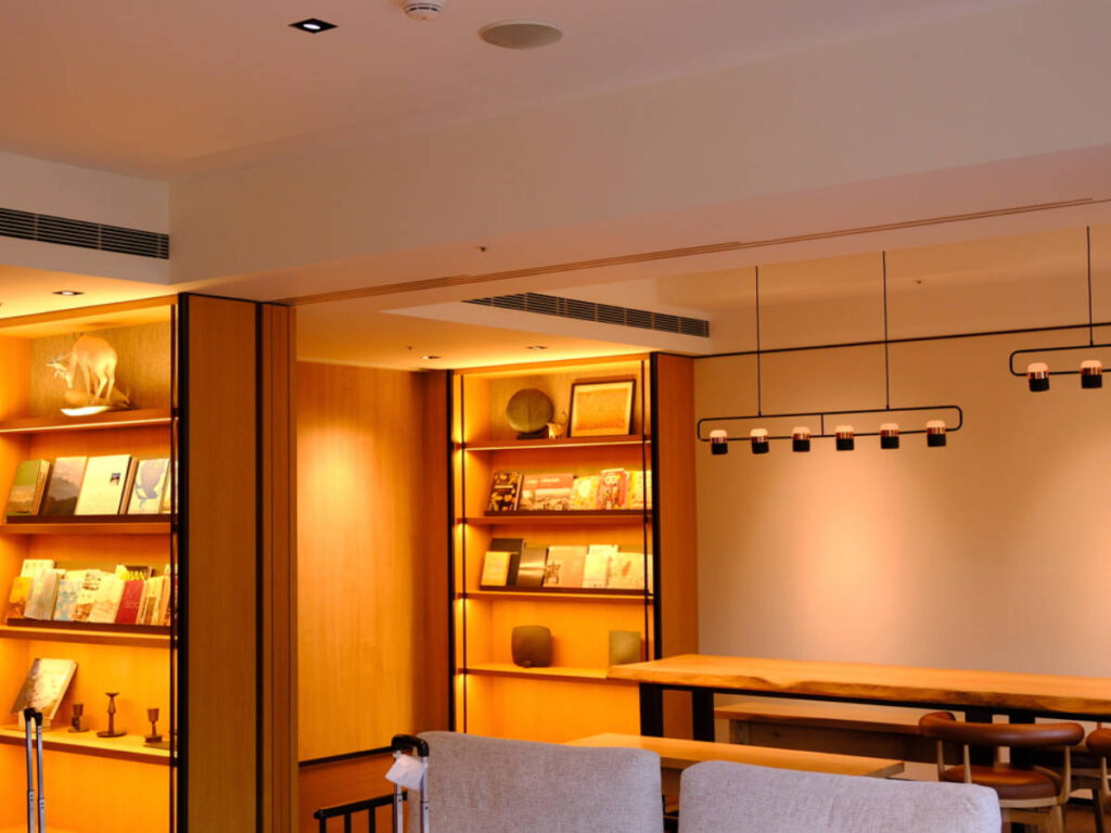 View at the lounge area in MGH Mitsui Garden Hotel