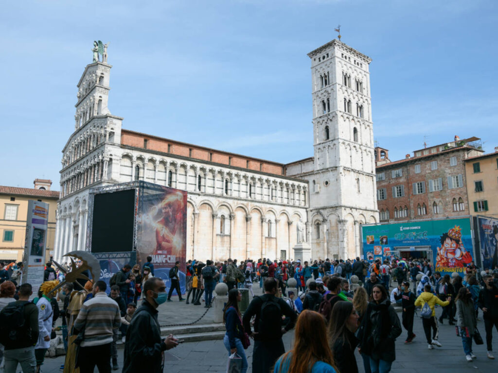 Crowd at the Lucca Comics & Games