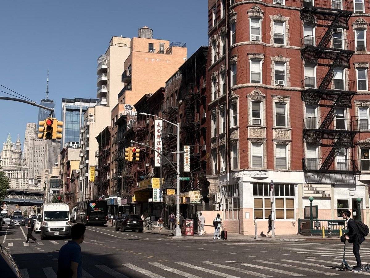 Pedestrian lane at Ludlow Street