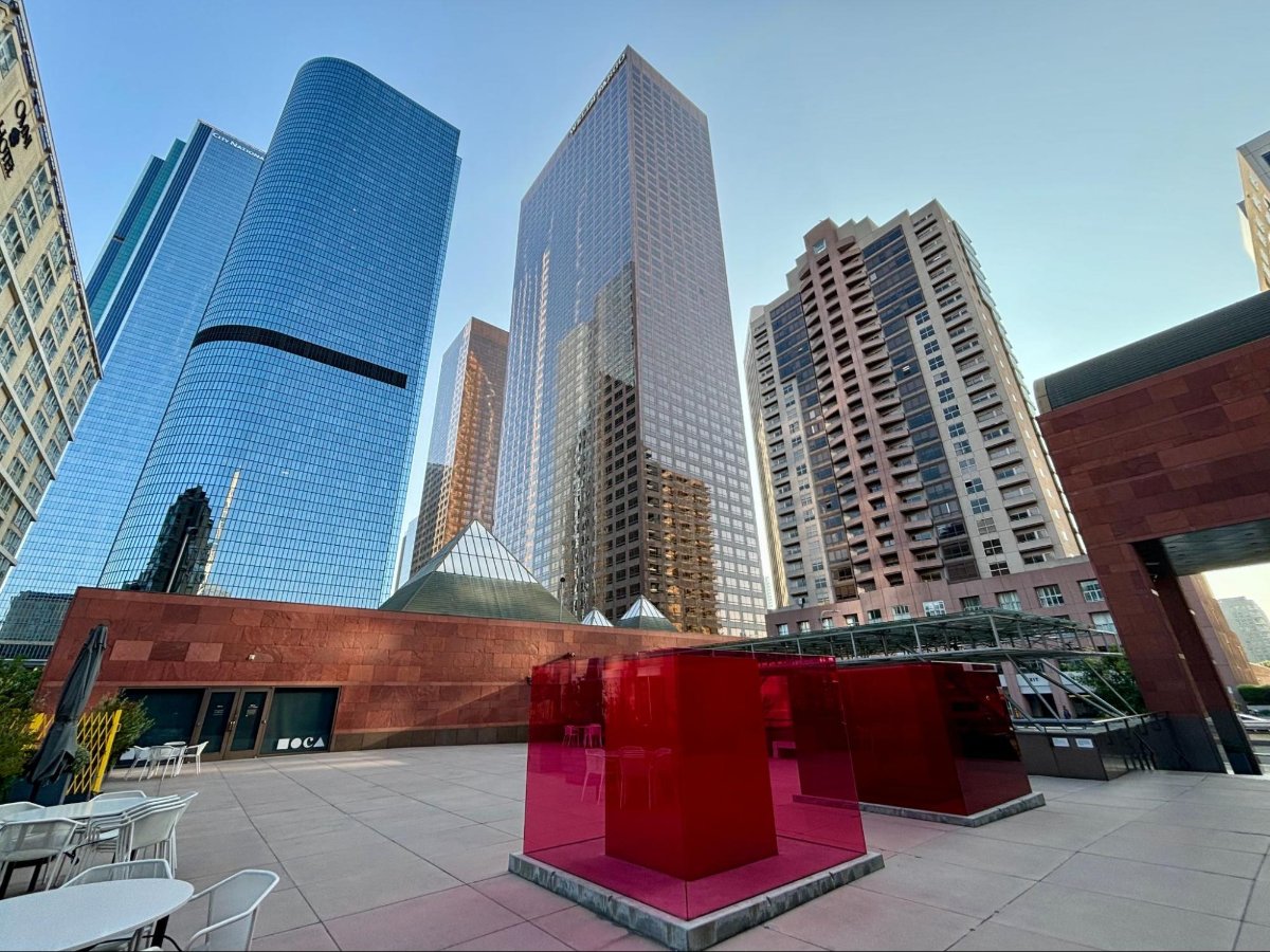 The view at the Museum of Contemporary Art entrance