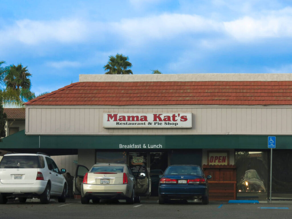 View outside Mama Kat's Restaurant
