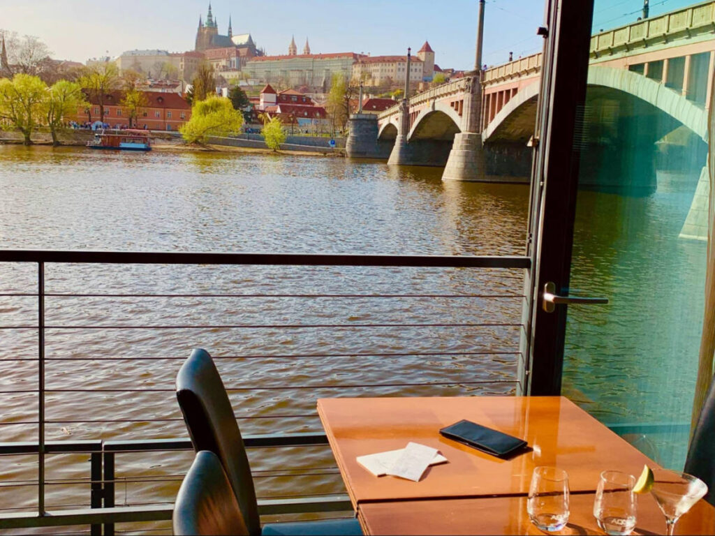 View of the Prague Castle from Marina’s lower deck