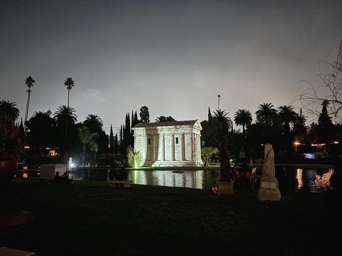 A Mausoleum at Hollywood Forever Cemetery