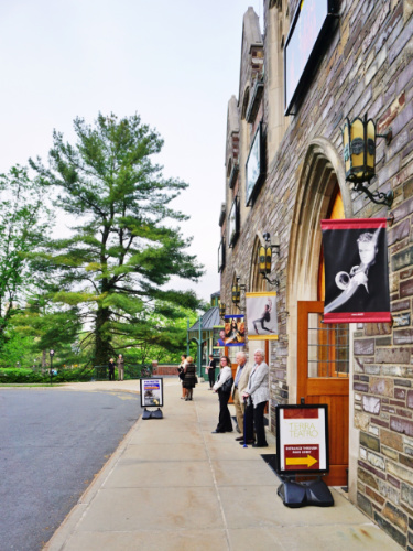 The McCarter Theatre building from the outside