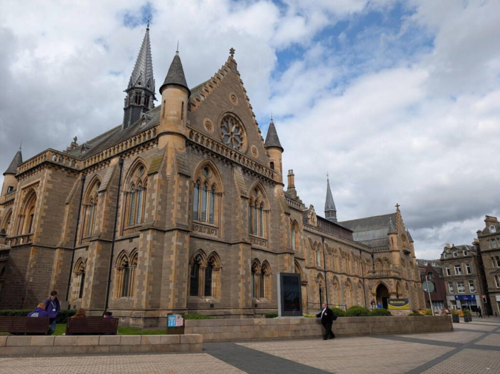 Exterior view of the McManus Galleries