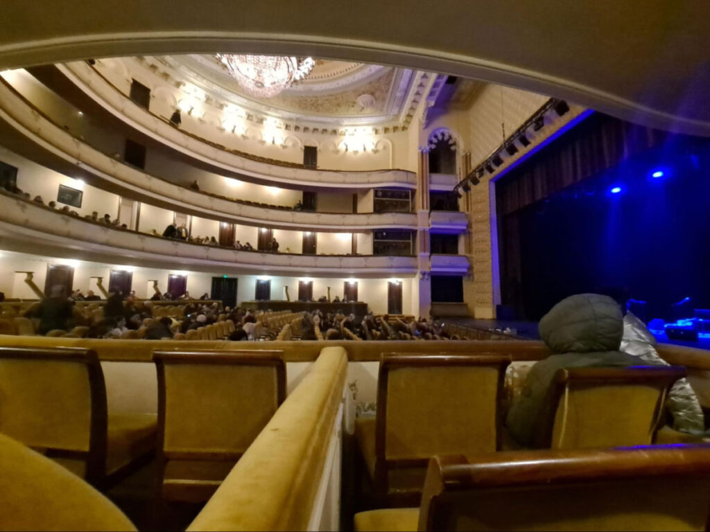 View of inside the Meskhishvili Theater
