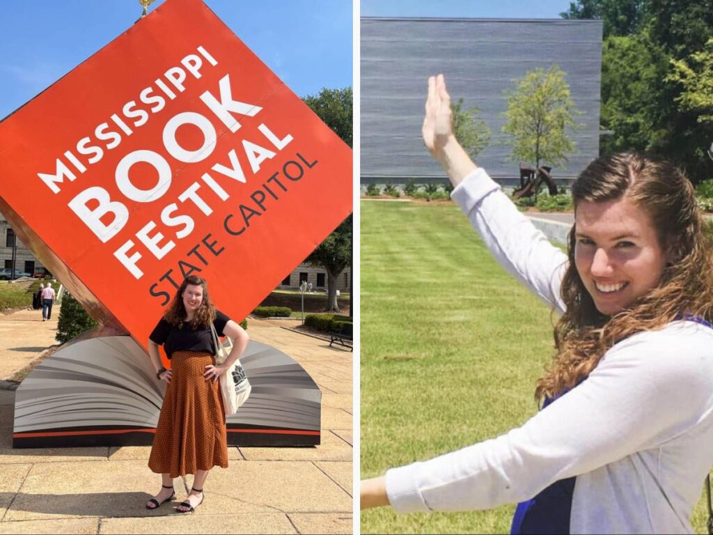 A photo collage of Mississippi writer