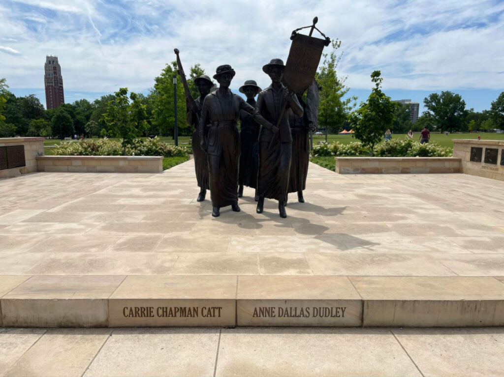 View of a Monument in Centennial Park