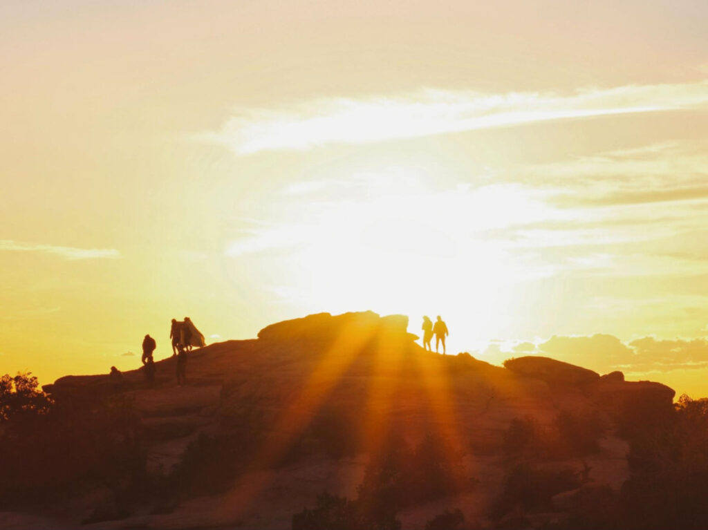 Scenic sunset views on Mount Lemmon