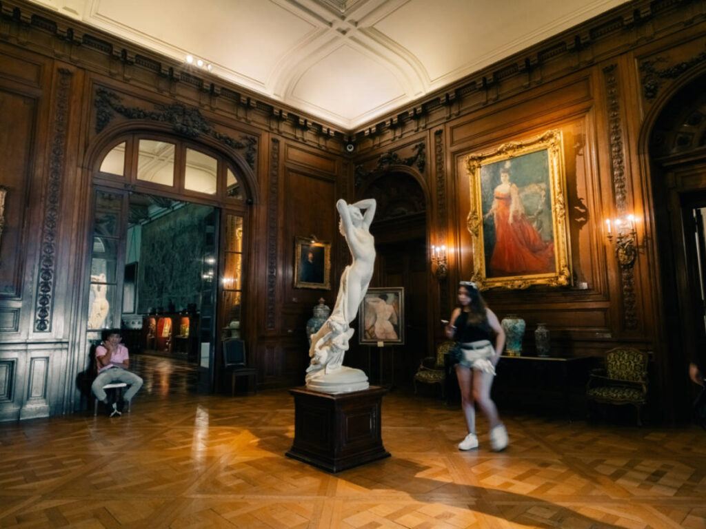 View of the displays inside the Museo Nacional de Arte Decorativo