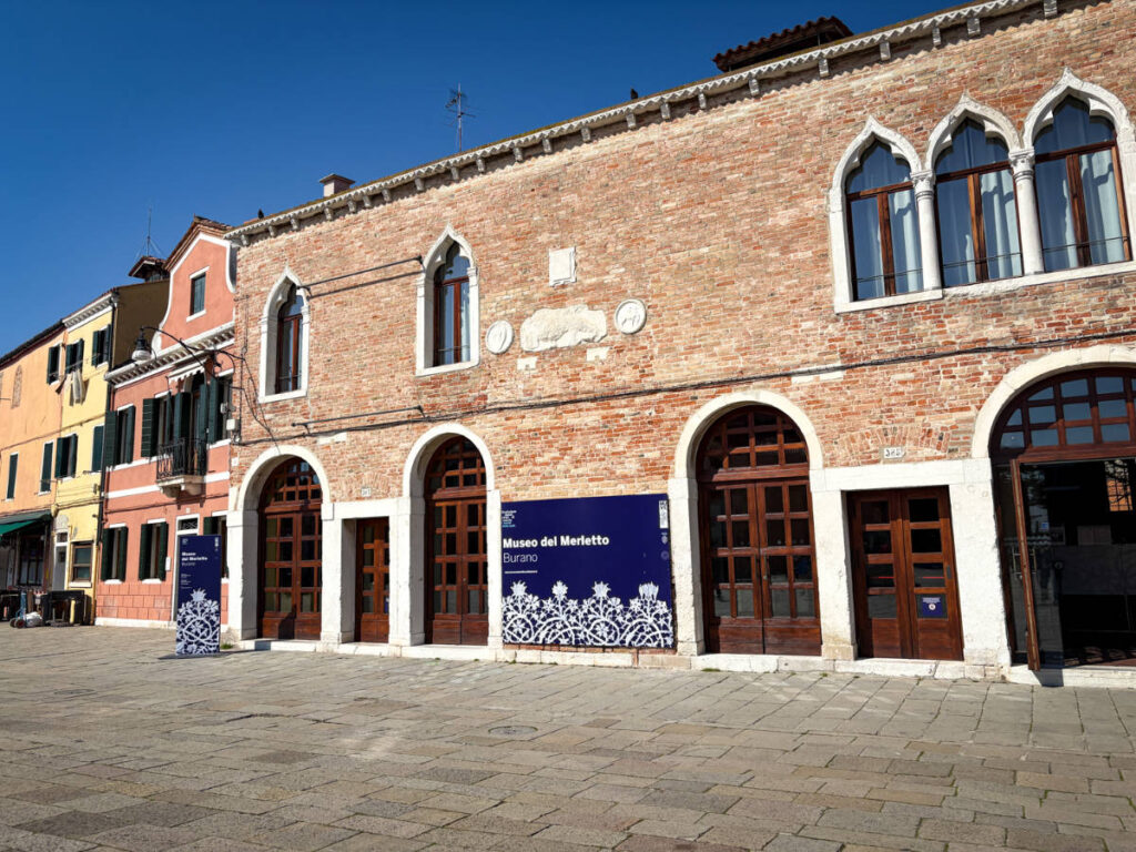 Exterior view of the Museo del Merletto