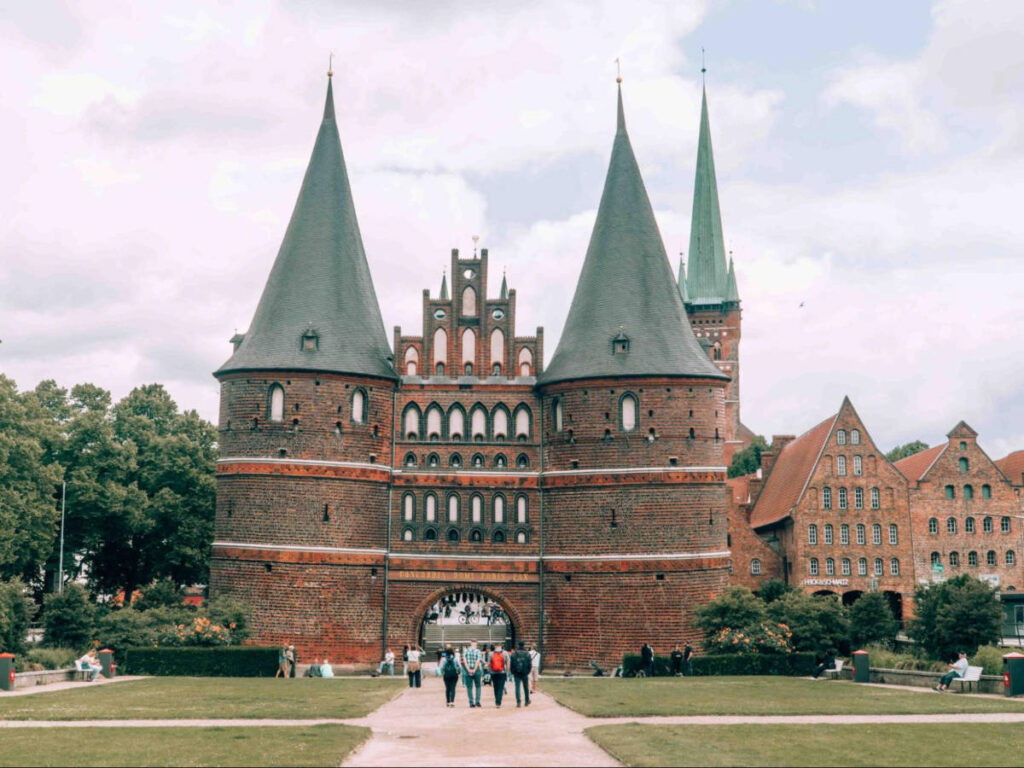 View of the entrance of Museum Holstentor