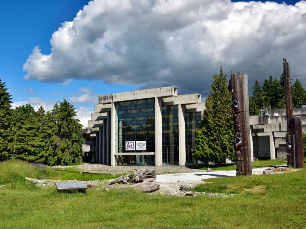 The Museum of Anthropology in Vancouver from the outside