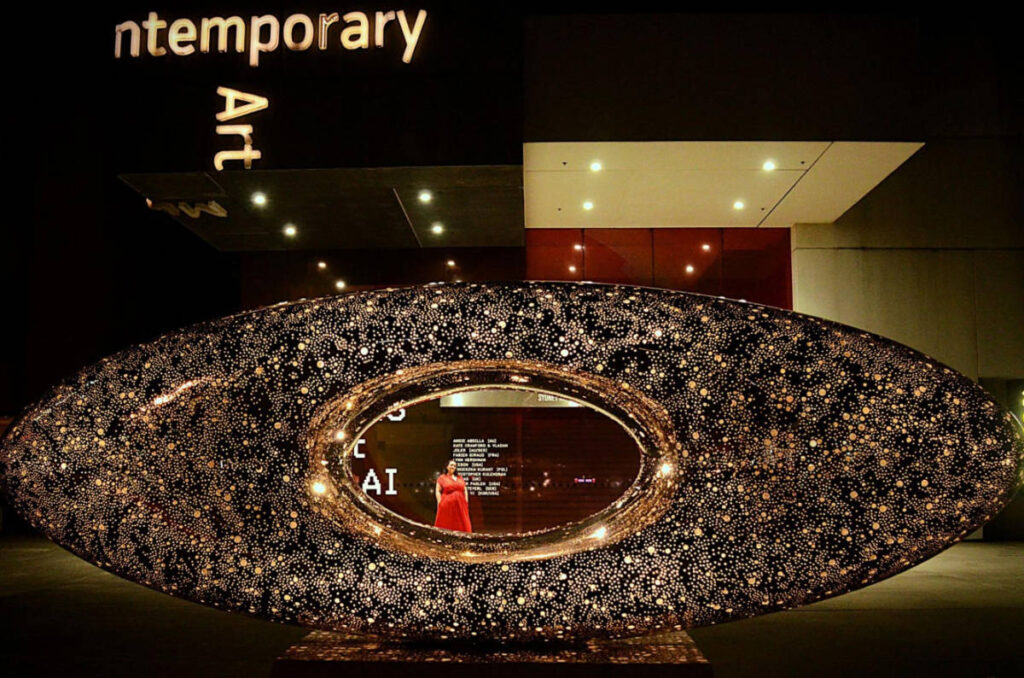 The author Ann-Marie Cahill, behind the stunning art installations of the Museum of Contemporary Art Australia
