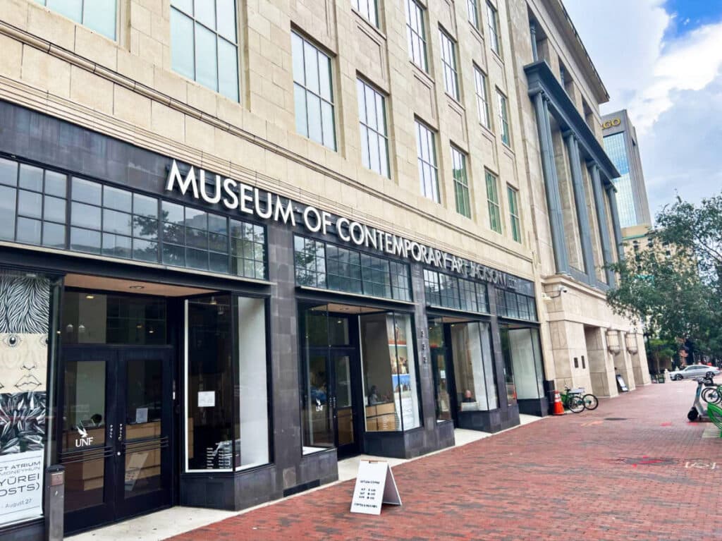 Exterior view of the Museum of Contemporary Art in Jacksonville