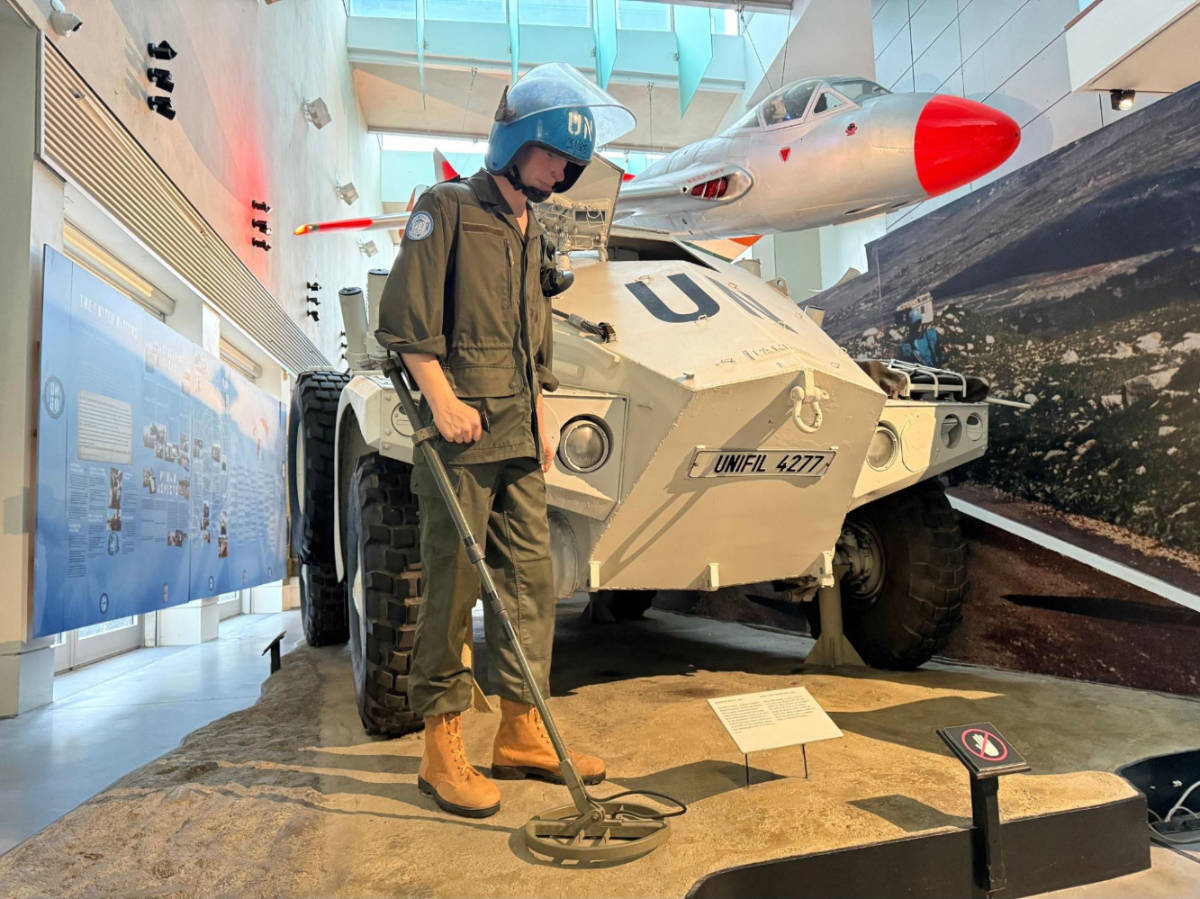 View of an exhibit at the National Museum Collins Barracks