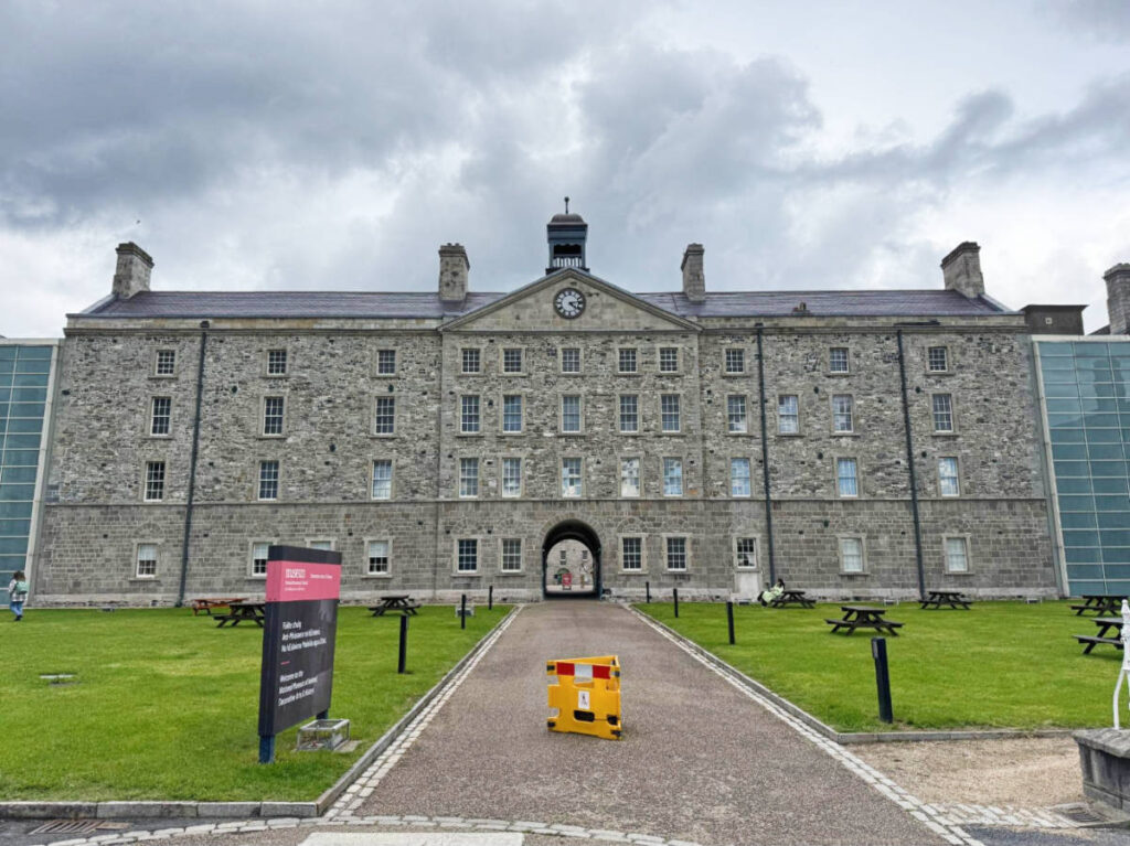 View from the outside of National Museum of Ireland building