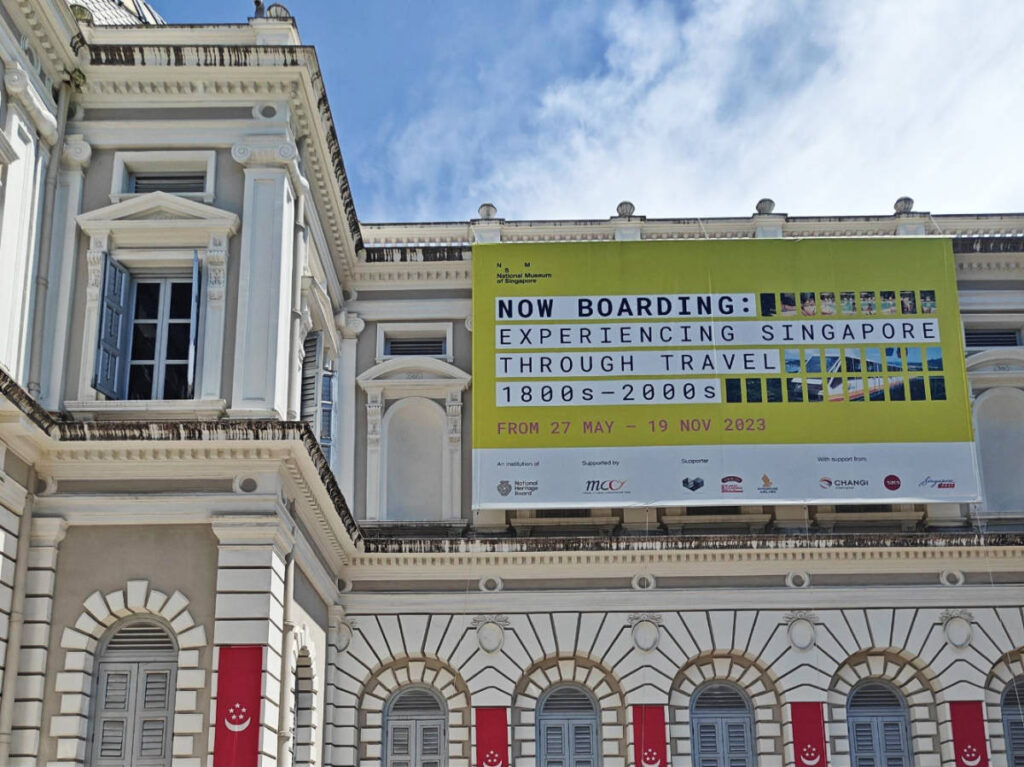 The National Museum of Singapore building from the outside