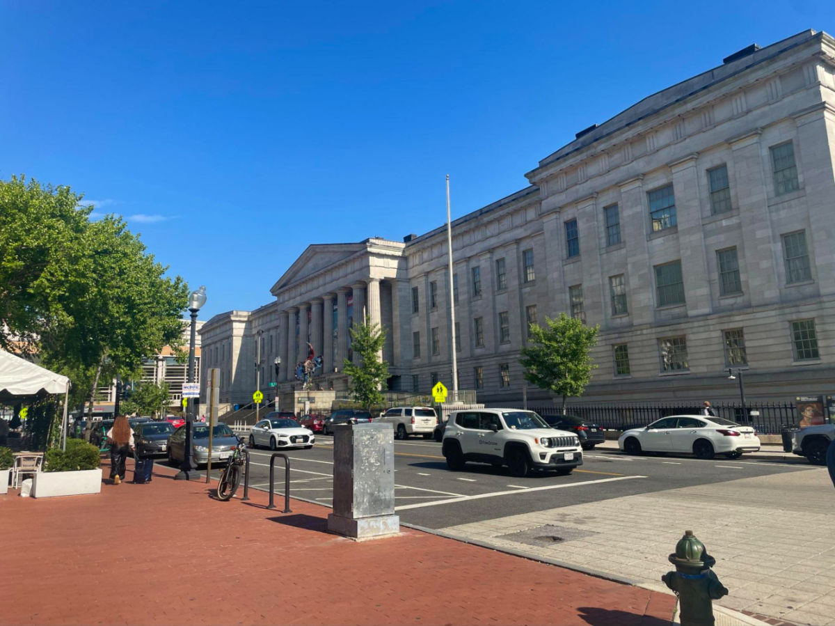 Exterior view of the National Portrait Gallery