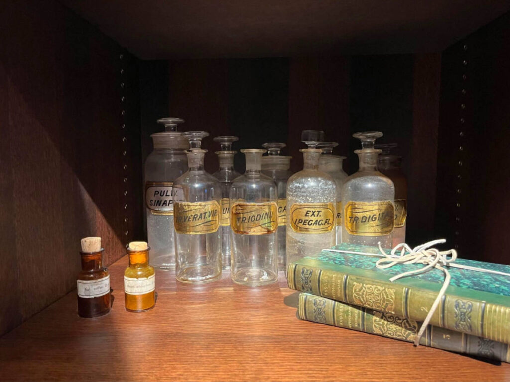 Exhibit on display at New Orleans Pharmacy Museum