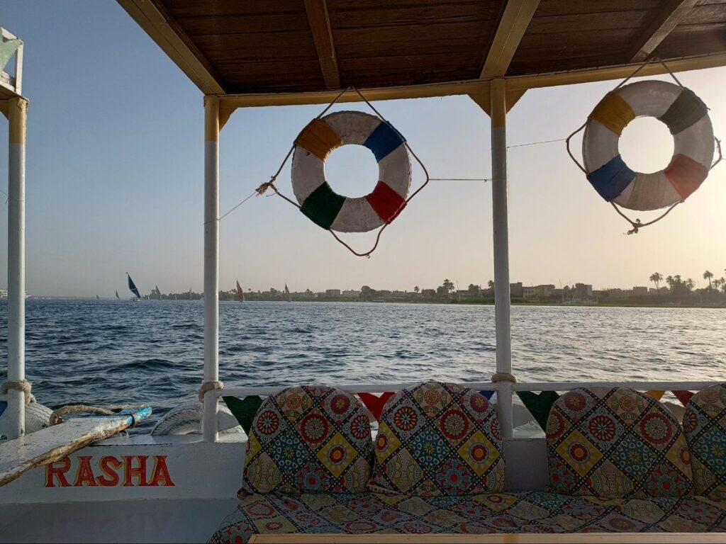 Rasha boat on the Nile River