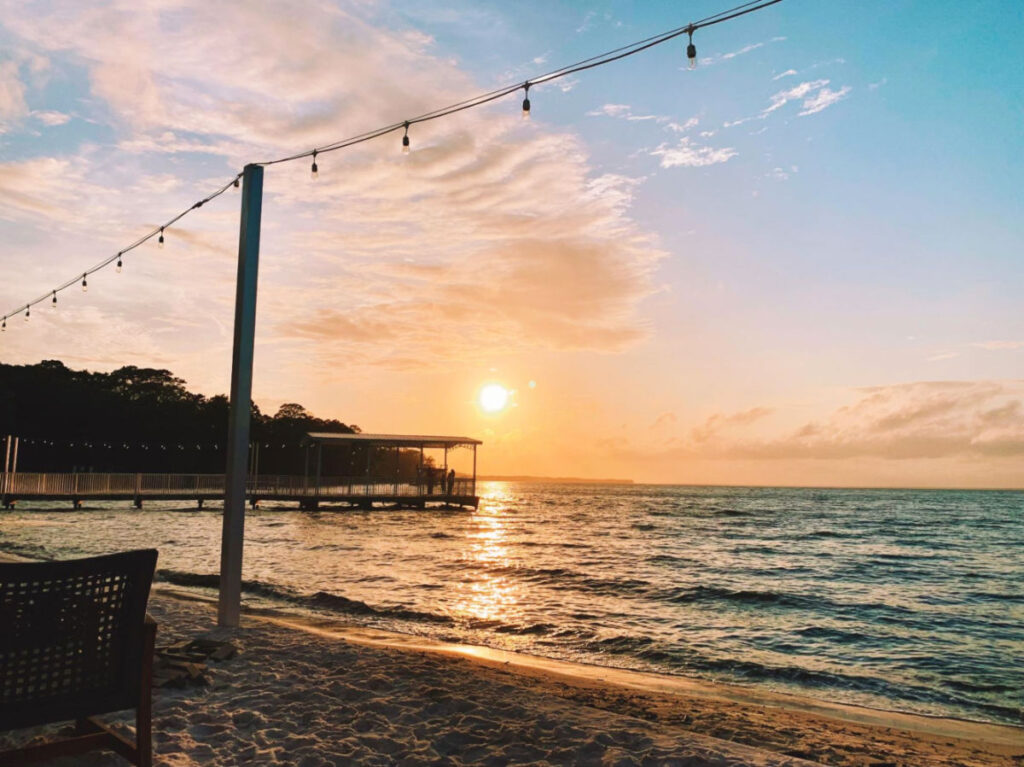 The sunset views at North Beach Social