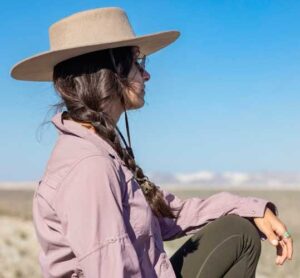 The author wearing a Oakley Contrail Polarized Sunglasses