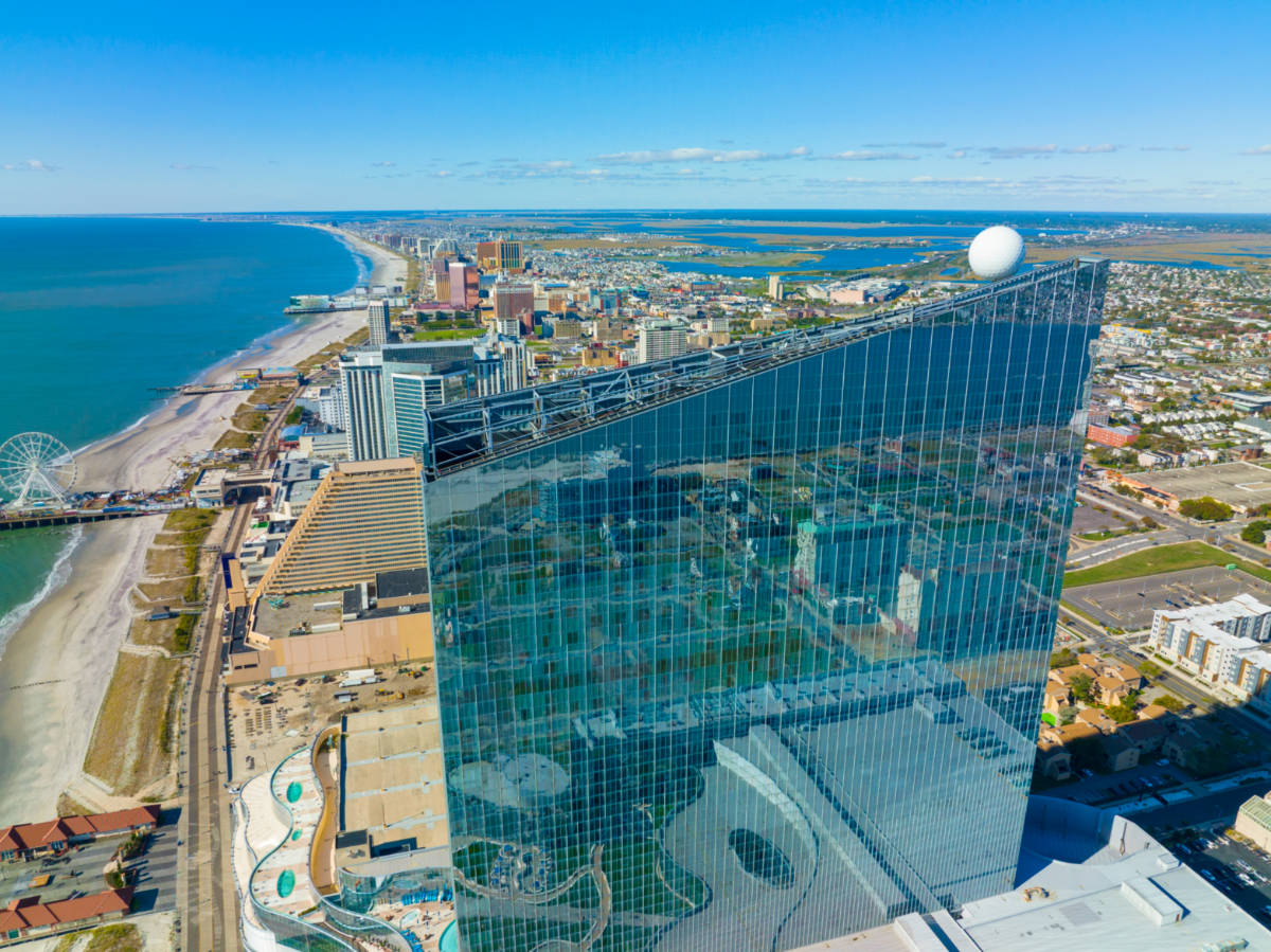 Aerial view of Ocean Casino Resort in Atlantic City, New Jersey