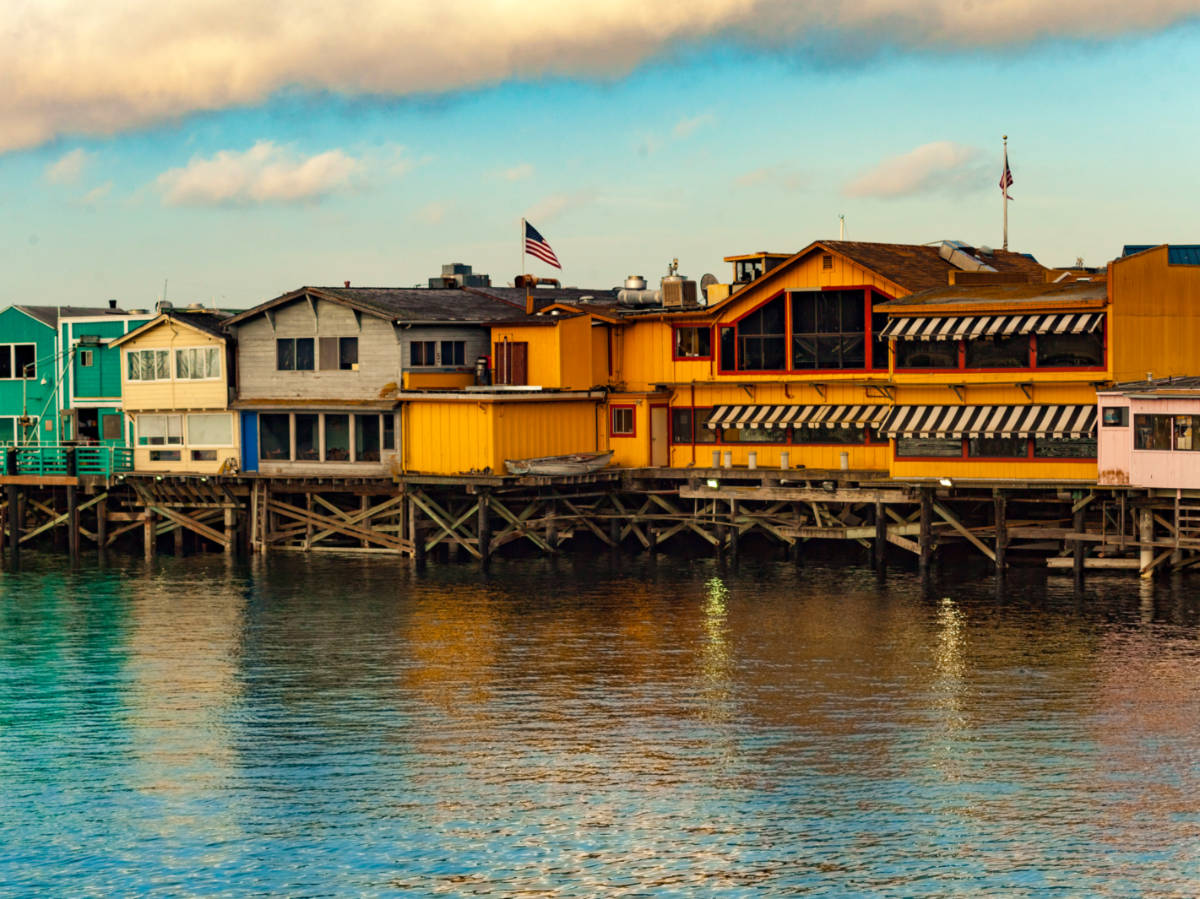View of Monterey Old Fisherman's wharf