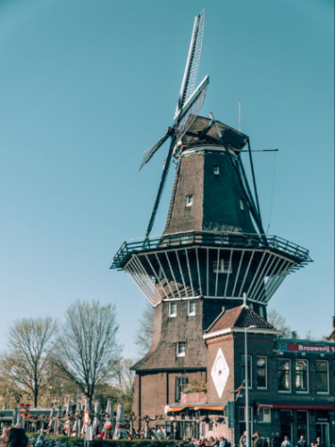 View of the Old mill of Brouwerij ‘t IJ