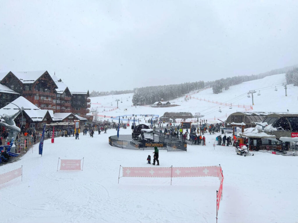 View of the One Ski Hill Place at the base of Peak 8